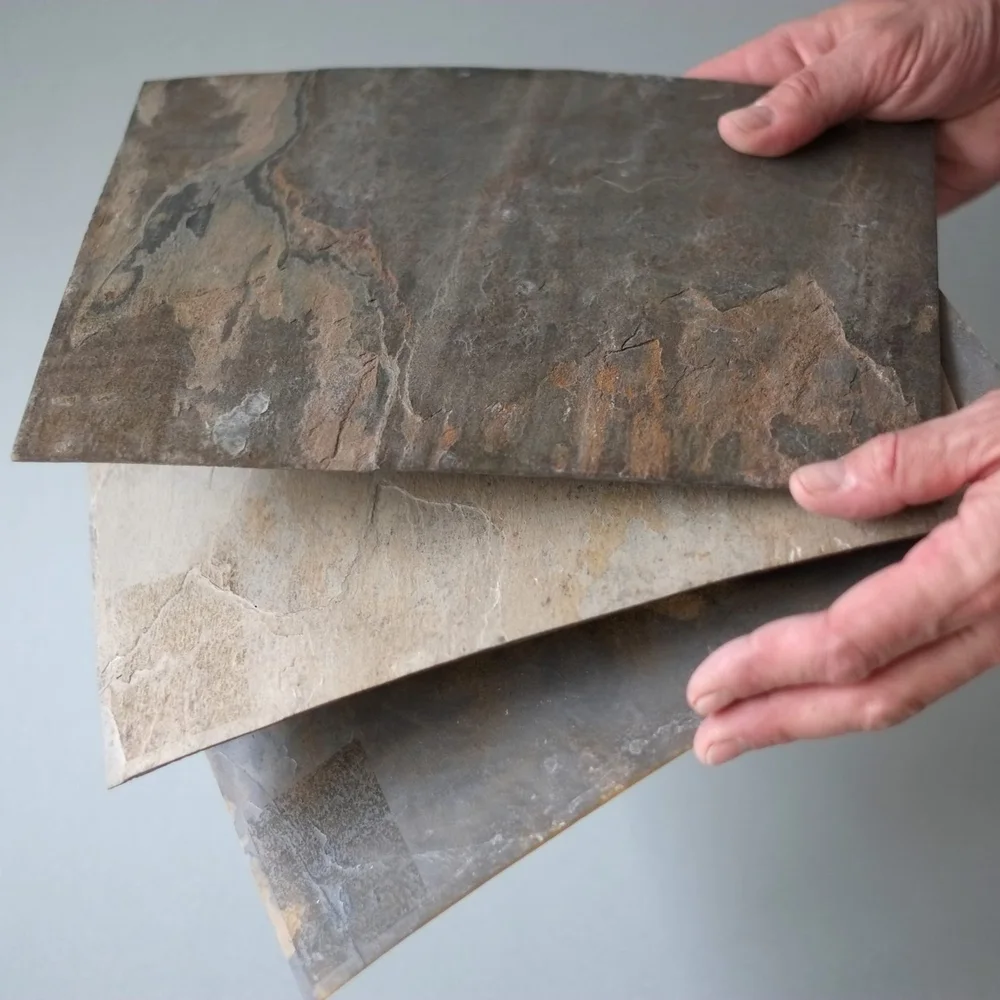 Skinrock flexible natural stone material range