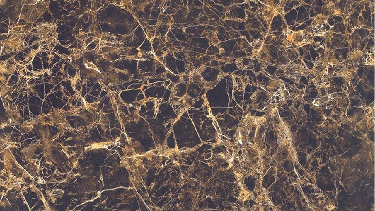 Dark Emperador natural stone veneer swatch