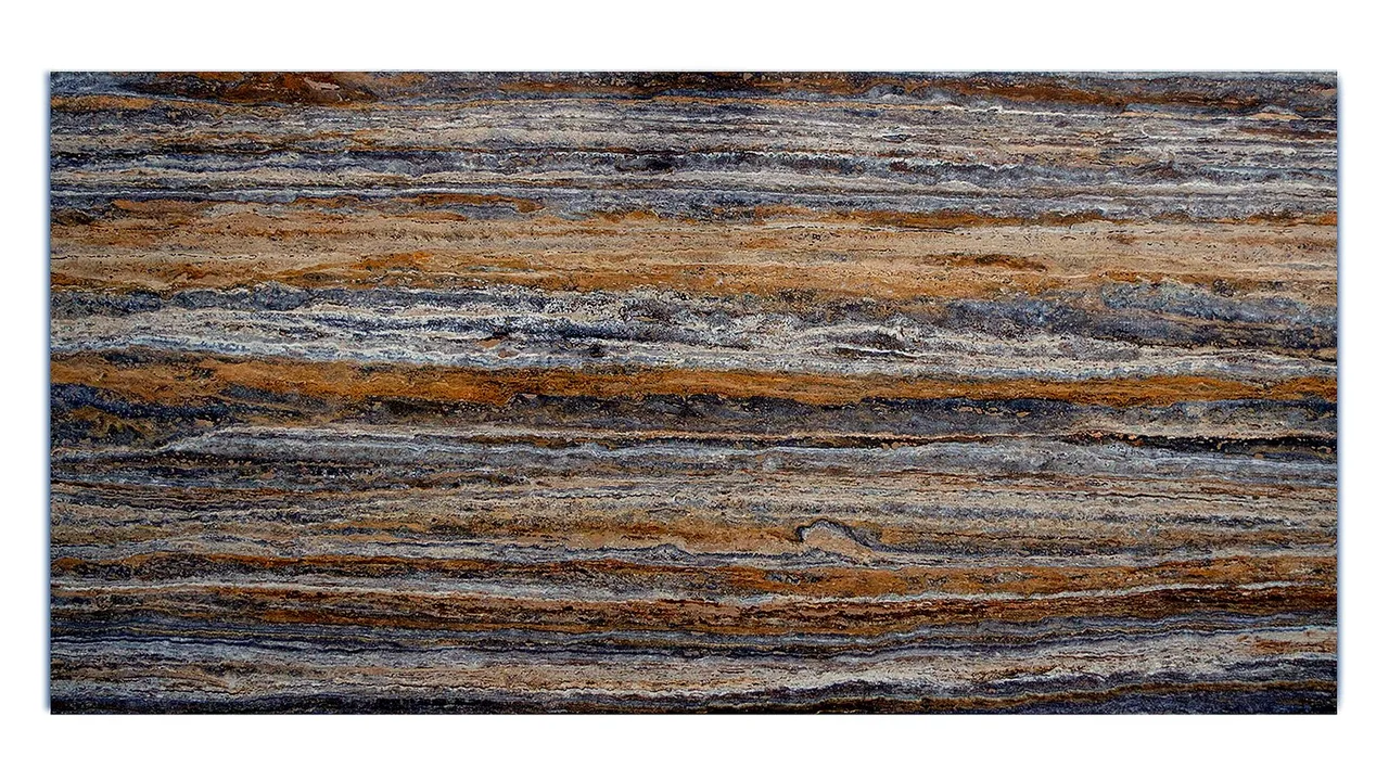 Gold Natural Line Travertine natural stone veneer swatch