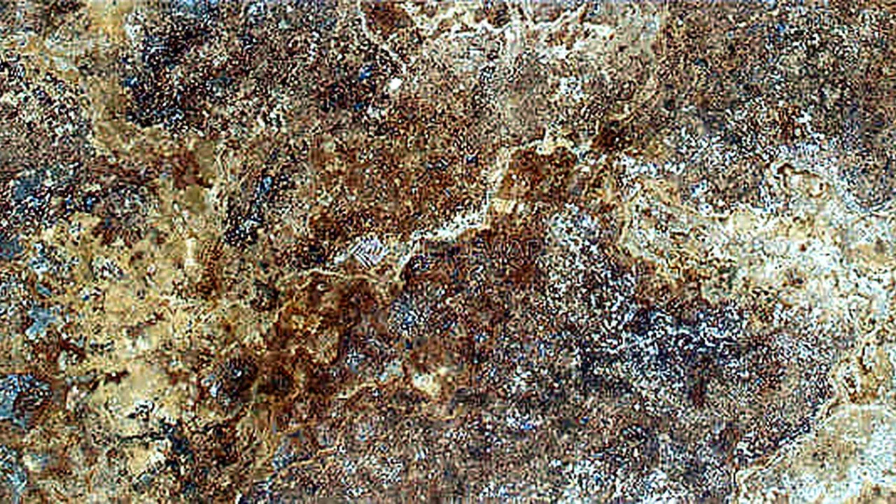 Gold Travertine natural stone veneer swatch