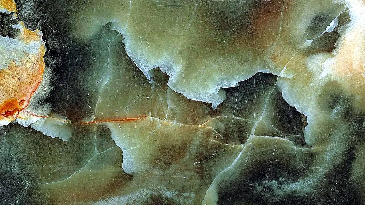 Green Onyx natural stone veneer swatch