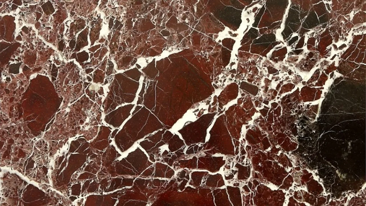 Rosso Levanto natural stone veneer swatch