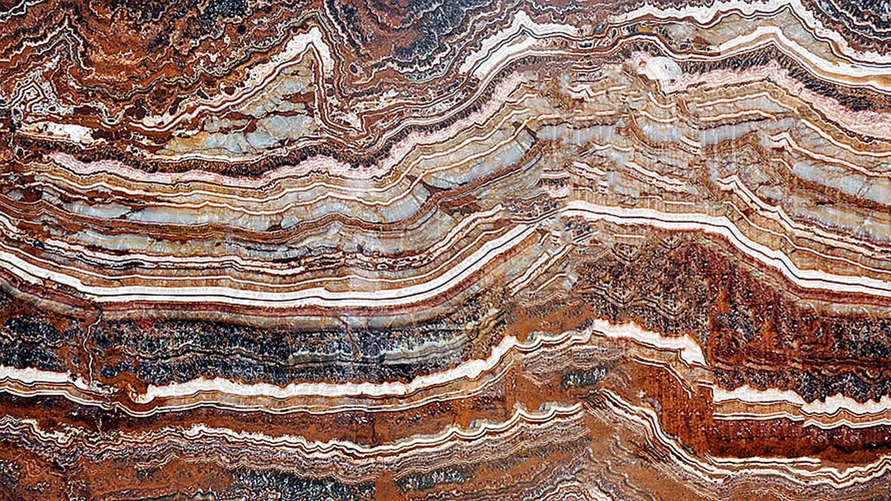 Tiger Onyx natural stone veneer swatch